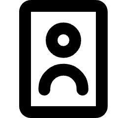 Portrait Setting Icon from Micro Line Set