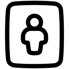 Portrait Setting Icon from Plump Line Set