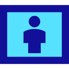 Portrait Setting Icon from Sharp Pop Set
