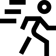 Sports Mode Camera Icon from Sharp Line Set