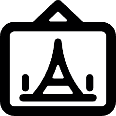 Photo Frame Hang 1 Icon from Ultimate Bold Set