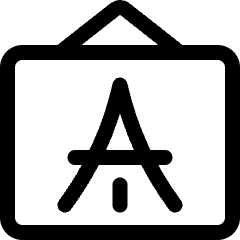 Photo Frame Hang Icon from Ultimate Regular Set