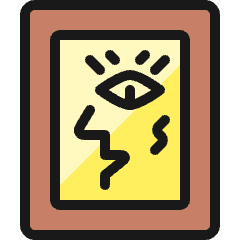 Photo Frame Human Icon from Ultimate Colors Set