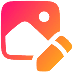 Edit Image Photo Icon from Plump Gradient Set