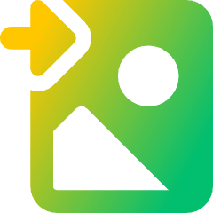 Export To Picture Icon from Core Gradient Set