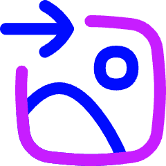 Export To Picture Icon from Flex Neon Set