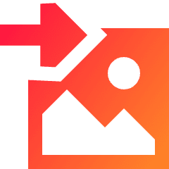 Export To Picture Icon from Sharp Gradient Set