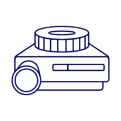 Film Projector Illustration from UX Line Set