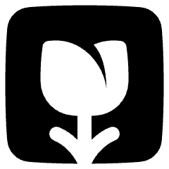 Flower Icon from Plump Solid Set