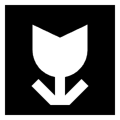 Flower Icon from Sharp Solid Set