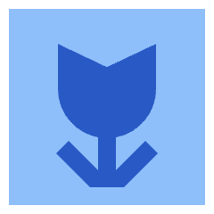 Flower Icon from Sharp Flat Set