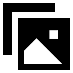 Gallery 2 Icon from Sharp Solid Set