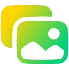 Gallery Icon from Plump Gradient Set