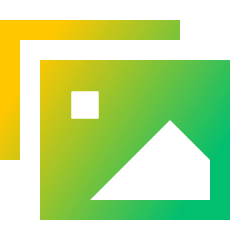 Gallery Icon from Sharp Gradient Set