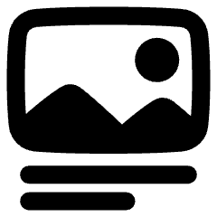 Image Caption Icon from Plump Remix Set