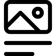 Image Caption Icon from Core Line Set