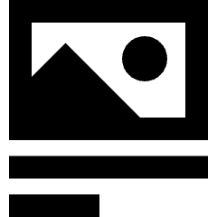 Image Caption Icon from Sharp Remix Set