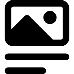 Image Caption Icon from Core Remix Set