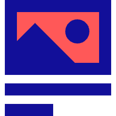 Image Caption Icon from Sharp Pop Set