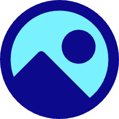Image In Circle Icon from Core Pop Set
