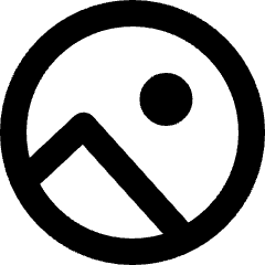 Image In Circle Icon from Micro Line Set