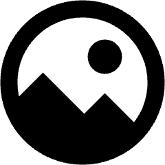 Image In Circle Icon from Sharp Remix Set