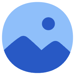 Image In Circle Icon from Plump Flat Set