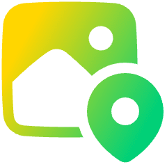 Image Location Icon from Plump Gradient Set