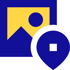 Image Location Icon from Sharp Pop Set
