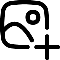 Image Photo Add Icon from Flex Line Set