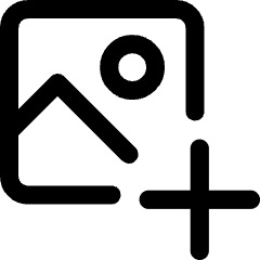 Image Photo Add Icon from Core Line Set