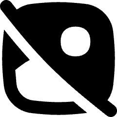 Image Photo Hide Icon from Flex Solid Set