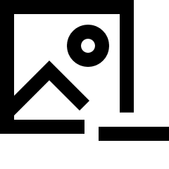 Image Photo Remove Icon from Sharp Line Set