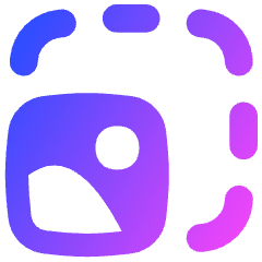 Image Photo Resize Icon from Flex Gradient Set