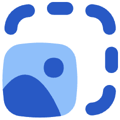 Image Photo Resize Icon from Flex Flat Set