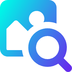 Image Photo Search Scan Detection Icon from Core Gradient Set