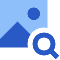 Image Photo Search Scan Detection Icon from Sharp Flat Set