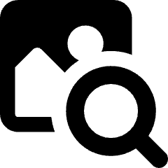 Image Photo Search Scan Detection Icon from Core Solid Set