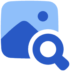 Image Photo Search Scan Detection Icon from Plump Flat Set