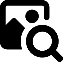 Image Photo Search Scan Detection Icon from Core Remix Set
