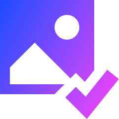 Image Photo Select Icon from Sharp Gradient Set