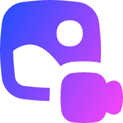 Image To Video Icon from Flex Gradient Set
