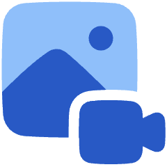Image To Video Icon from Plump Flat Set