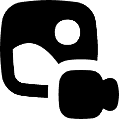 Image To Video Icon from Flex Solid Set