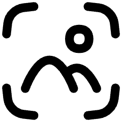 Image Wallpaper Scan Icon from Flex Line Set