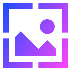 Image Wallpaper Scan Icon from Sharp Gradient Set