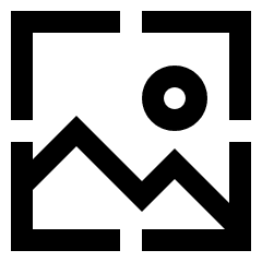 Image Wallpaper Scan Icon from Sharp Line Set