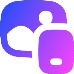 Insert From Other Device Icon from Flex Gradient Set