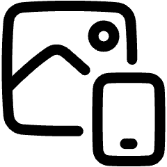 Insert From Other Device Icon from Plump Line Set