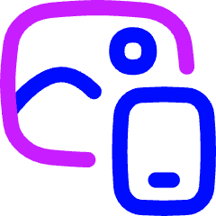 Insert From Other Device Icon from Flex Neon Set